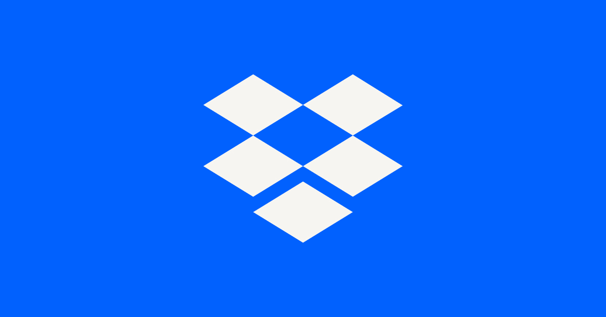 Logo ufficiale di Dropbox